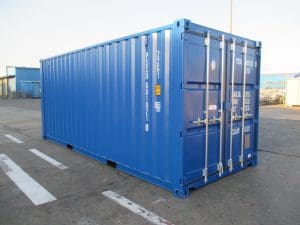 20' New Double Door Container Side