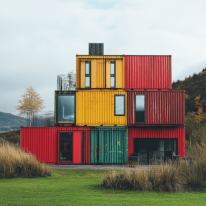 Shipping containers in Scotland