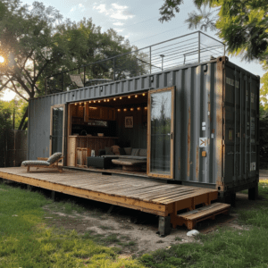 Converted shipping containers
