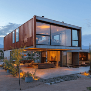 Shipping containers for living