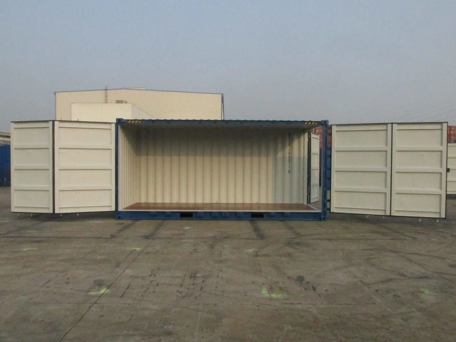 20' Hi-Cube Full Side Access Blue Side Open